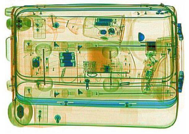 過(guò)安檢包裹模擬圖